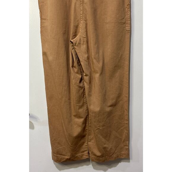 Oat New York Drawstring-Waist Wide Leg Jumpsuit Size XS NWT Dusty Peach Cotton - Picture 14 of 14